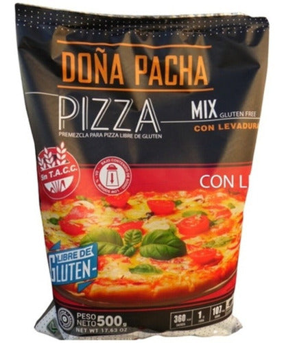 Premezcla Para Pizzas Sin Tacc Doña Pacha 500 Gr Pack X 20 1