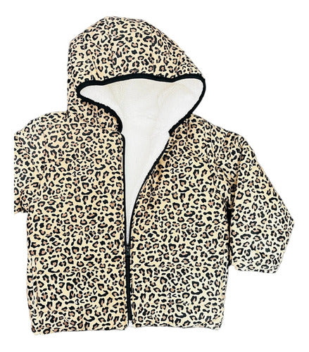 Moda Inflatable Animal Print Jacket for Girls 2023 1