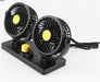 LJ ACCESORIOS Ventilador Doble Para Auto 12 V 3