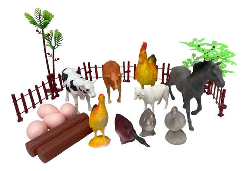 Generic Farm Animals Set in Tupper 0