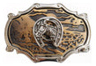 Western Horse Shoe Cowboy Country Belt Buckle 0