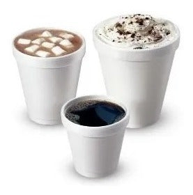 Disposable 300cc Styrofoam Coffee Cup Box of 1000 1
