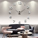 Elikeable Modern 3D Frameless Large 3D Wall Clock 1