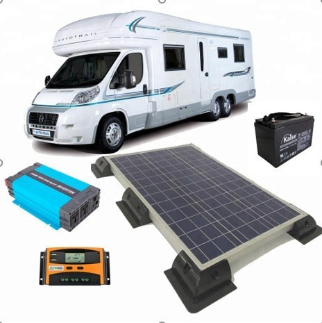 Kit Solar 240w Trisol Para Motorhome 0