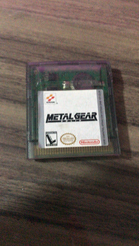 Cartucho Metal Gear Solid Game Boy 0