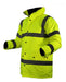 NUBUS Fluorescent Yellow Cold Jacket with Reflective Features - Sizes XS-S-M-L 1