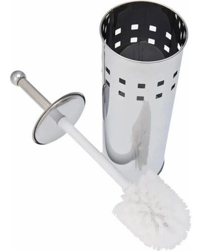 Stainless Steel Toilet Brush with Holder 2