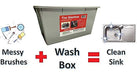 The Washbox Paint Tray Para Pincel Clean Up Large Insert Par 1