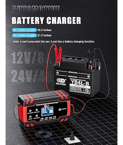 Ably Battery Charger 8 Amperes, 12V and 24V 1