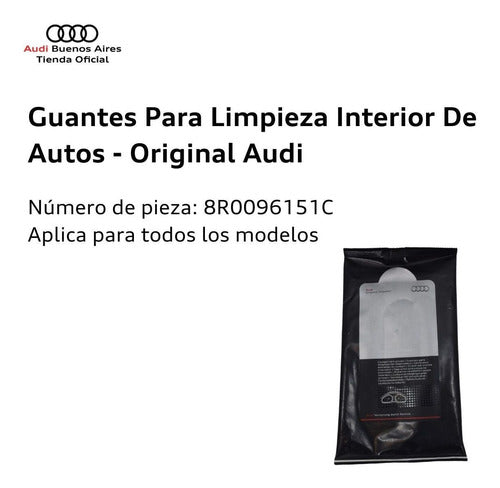 Audi Gloves for Interior Cleaning of A1 2011 to 2018 1