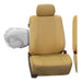 FH Group Automotive Seat Covers Deluxe Leatherette Front Set 4