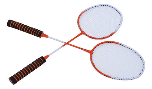 Conjunto De Badminton Vermelho Para Raquete Profissional De 5