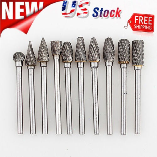 Tungsten Carbide Cutting Tools - 10pcs Set 1