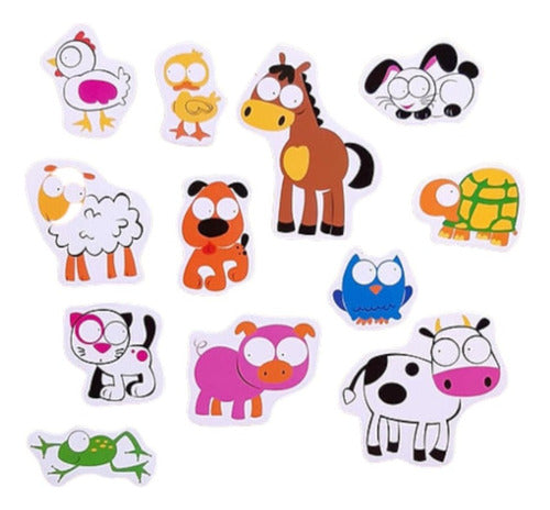 PlanZ Magnetic Farm Animals Educational Toy - 12 Figures 0