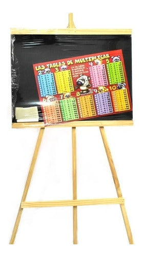 Genérica 3 Kids Chalkboard with Wooden Easel - Advertising Art 4