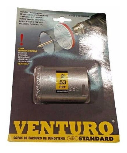 Venturo Mecha Sierra Copa Carburo Tungsteno G/standar 53mm 0