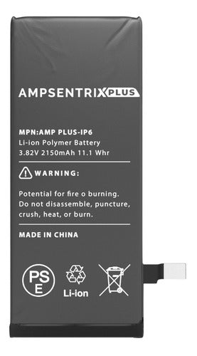 Bateria Para iPhone 6 6g Ampsentrix Extra Capacidad 2150 Mah 0