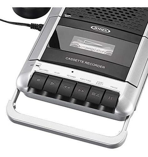 Jensen Portable Cassette Player and Recorder - AC-DC 0