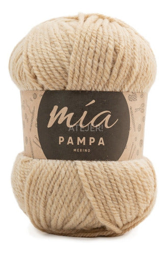MIA Pampa Merino Semi-Thick Yarn Skein 100 Grams 54