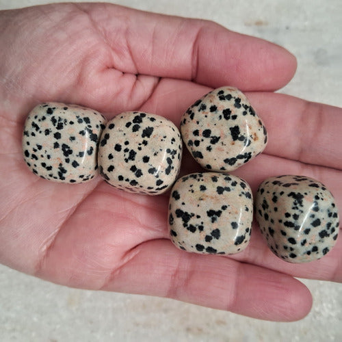 Jaspe Dalmata Piedra Natural Energética Favorece Autoestima 1