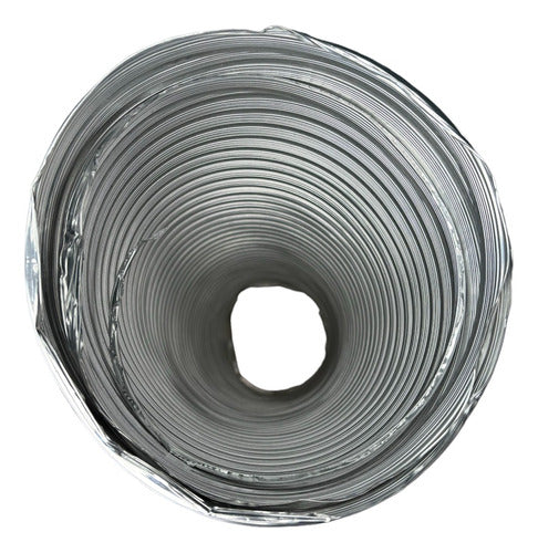 ZB Caño Corrugado Flexible De Aluminio 8 Pulgadas (20 Cm) 1 Mt 1