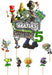 Adorno Torta Cake Topper Plantas Vs Zombies Varias Tematicas 0