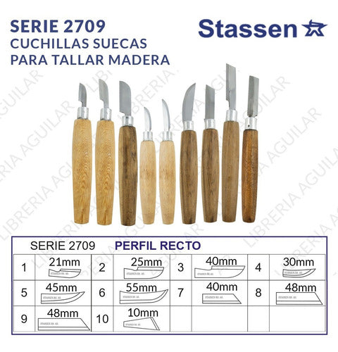 Swedish Blades for Wood Carving Stassen 2709 No. 10 2