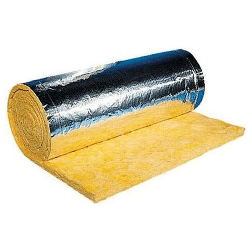 Isover Rolac Silver 80 mm Glass Wool with Aluminum 1.2 x 12 m 0
