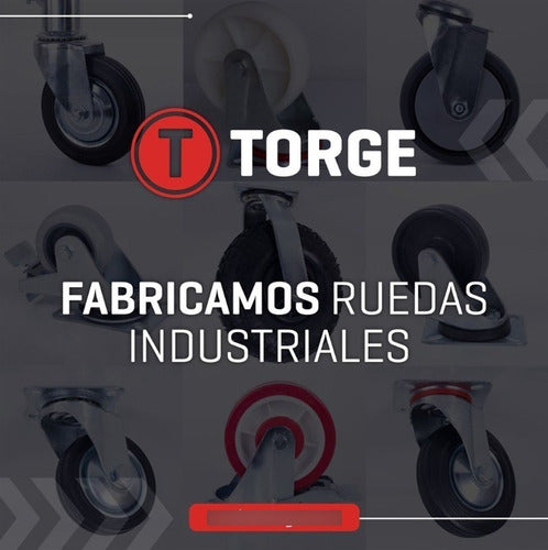 Ruedas Torge Rueda Para Porton Corredizo De 50 Mm Canal V Nylon (x2) 4