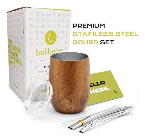 Balibetov Modern Mate Cup And Bombilla Set (Yerba Mate Cup) 1