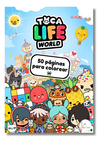 Libro Digital Toca Life World Para Colorear 50 Páginas 0