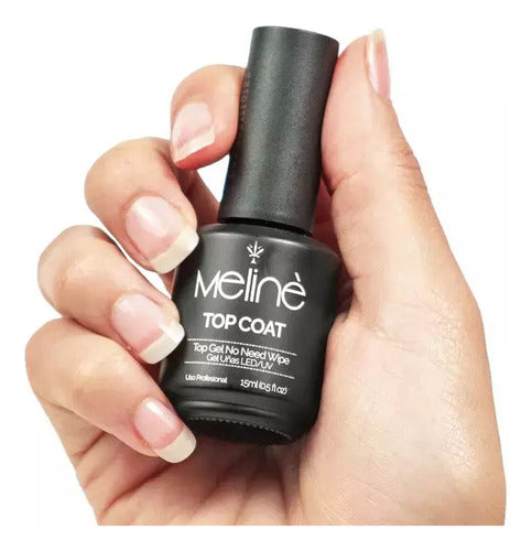 Esmalte Semipermanente Top Coat Meline Gel Uv Led X 15 Ml 2