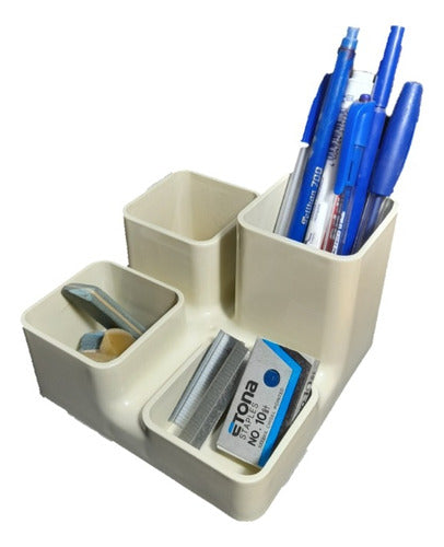 Desk Combined Pencil Holder 4 Cavities 3