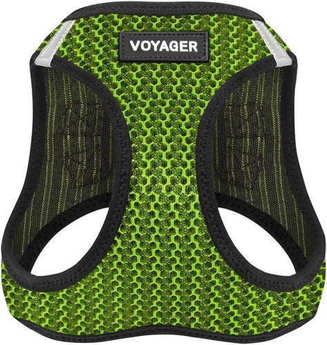 Best Pet Supplies Voyager Step-in Air Dog Harness - All Weather Mesh Step In Vest Harness For Small And Medium Dogs - Lime Green (2-tone), XS 0