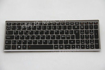 Lenovo 100% Positivo Dk Retroiluminado Sueca Nordic Teclado Para Le 2