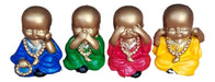 Manos Cálidas Set of 4 Mini Buddhas 0