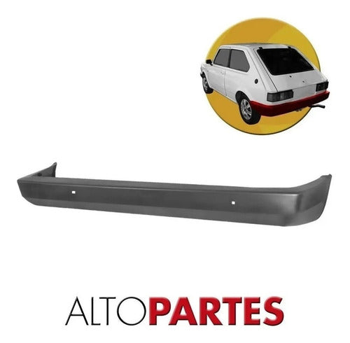 Paragolpe Trasero Fiat 147 Spazio Negro Superior Calidad 1