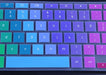 Casebuy Cubierta Colorida Ultradelgada La Piel Del Teclado 0