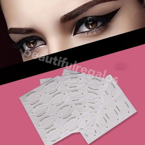 Beautiful Regalos 4 Stencil Plates for Eye Makeup & Shadow Application 3