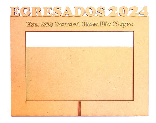 LaserCor Souvenirs 15 Personalized MDF Graduation Picture Frames 0