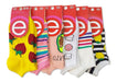 Pack of 6 Short Socks for Women by Elemento Art 101 15