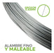 Alpazinc Smooth Wire 0.65mm Fine Bijou Supply x 30m 3