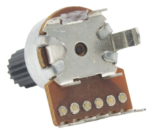 10 Linear Stereo Potentiometer 25k 6 Pins Splined Shaft 6mm 1