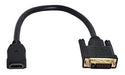 Chenyang DVI Male 24+1 to HDMI Female Adapter Cable 10cm 0