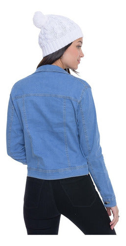 Classic Stretchy Denim Jacket for Women 10