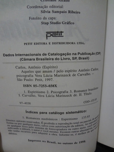 2 Livros Vera Lúcia Marinzeck Cativos Libertos Aqueles Amam 7