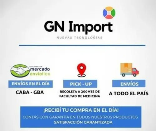 GN Import Palo Bastón Selfie + Control Bluetooth Trípode + Luz 3 Tonos 7