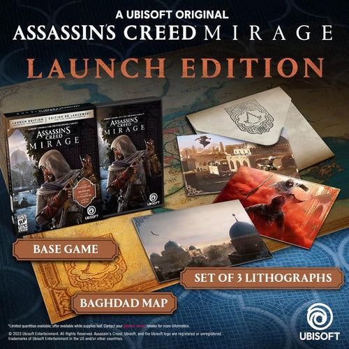 Assassin's Creed Mirage Launch Edition PS4 Physical New 1