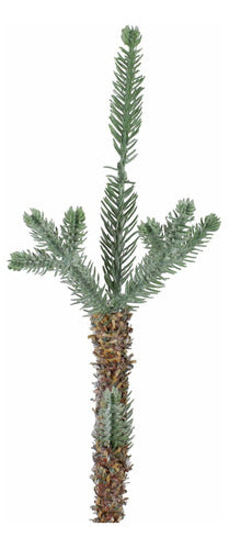 Northlight Artificial Snowy Pine Christmas Tree with Burlap Base 4