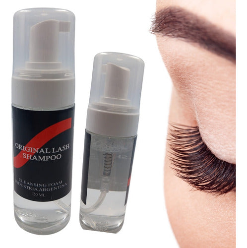 Lash Shampoo Pestañas Cejas Limpieza 120ml Lefemme 0